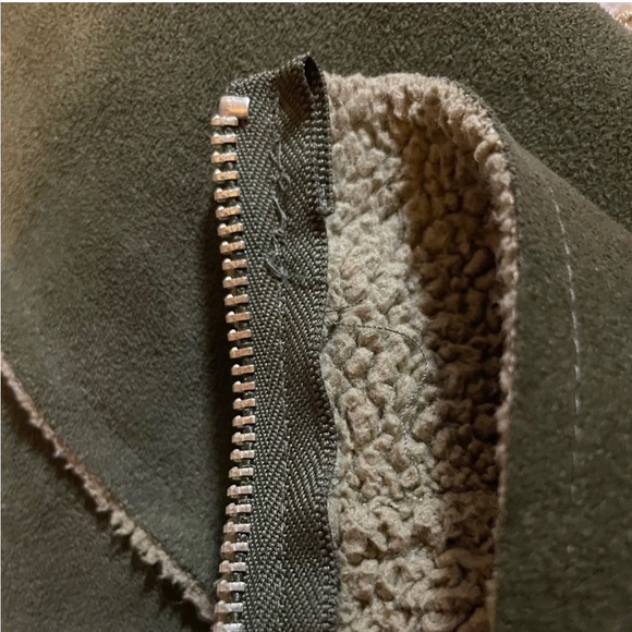 0live & Tan faux suede VELVET Brand Jacket - Picture 8 of 10